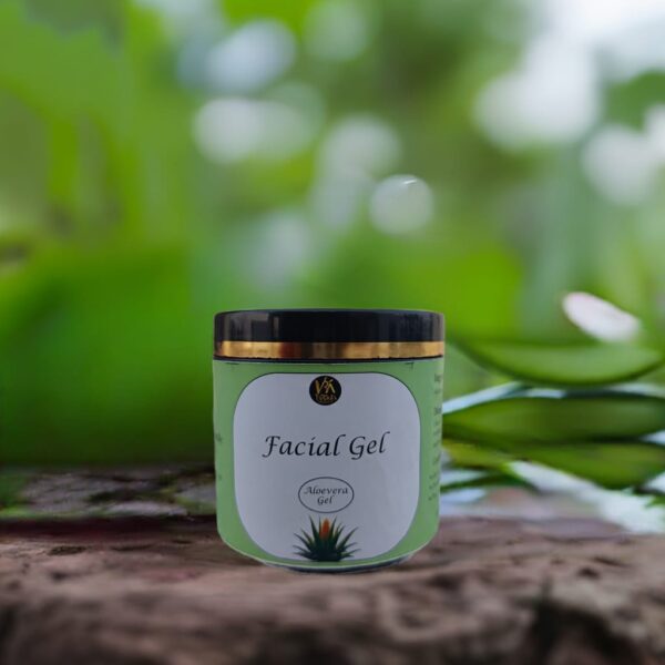 Hydrating Facial Gel with Aloe Vera & Natural Extracts – For Glowing, Oil-Free Skin