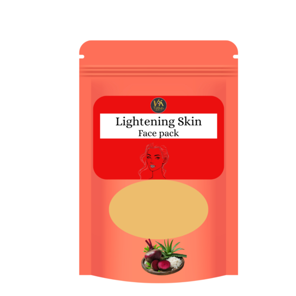 Natural Skin Brightening Face Pack | With Beetroot, Rice & Aloe Vera