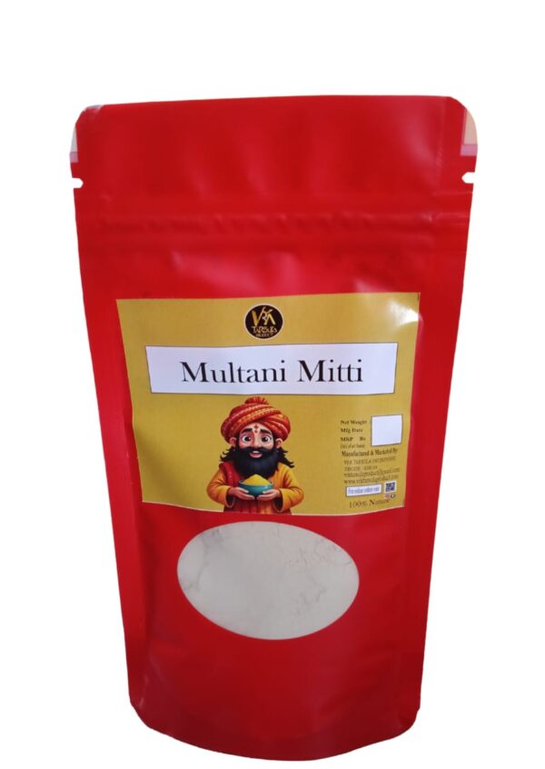 100% Pure Multani Mitti (Fuller’s Earth) | Natural Clay for Glowing, Clear Skin